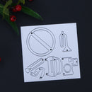 Snowvirtuos Mark Group Joint DIY Metal Stencil Scrapbook Embroidery Craft Cut