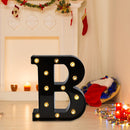 Letters LED Night Lights Alphabet Symbol Sign Lamp Home Wedding Decor (B)
