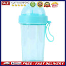 Large Capacity Dual Straw Cup Outdoor Student Drinking Beverage Water Bottl