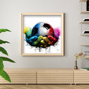 Diamond Painting Hand Hold Football Full Round Drill Picture of Rhinestone Kit