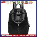 Fashion Women PU Leather Solid Color Knapsack Casual Travel Student Handbags