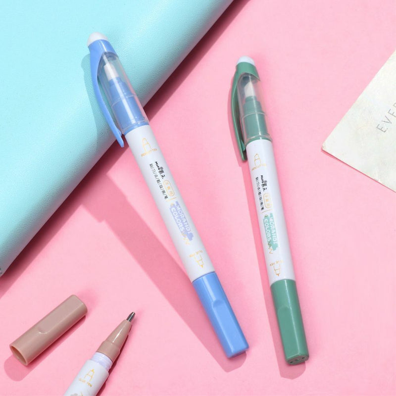 Dots Stick Roller Double Sided Adhesive Ceramic Blade Cutter Cutting Knives