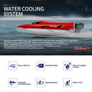 WLtoys WL915-A RC Speed Boat 2.4GHz 2CH 45km/h Brushless Racing Ship Red