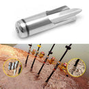 Adjustable Steel Stand Rod Pole Ground Holder Fishing Tackle Support X9Y4