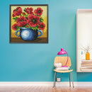 14CT Stamp Cross Stitch Kits DIY Flowers Printed Needlework Decor (H535)