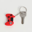 Silicone Soft Couple Key Chain KeyRing Car Key Holder Gamepad Keychain