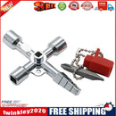 Universal Cross Square Triangle Electrical Cabinet Elevator Lift Key Wrench
