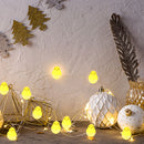 Easter Egg String Lights Battery 10 LEDs Duck Fairy Light for Kid Room (2m)