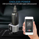 3.5mm AUX To USB Wireless bluetooth compatible Audio Adapter Stereo Car F4V4