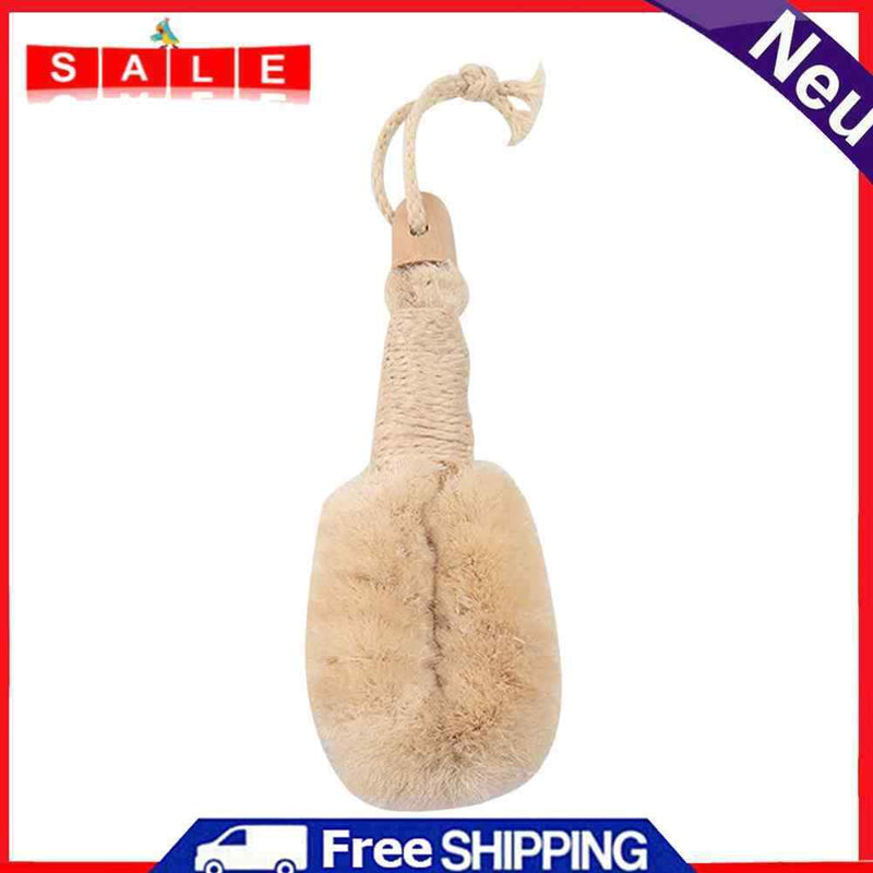 Bathroom Cleaning Brush Wooden Handle Bath Shower Brush Exfoliating Skin Scrub