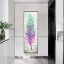 Feather 5D DIY Full Round Drill Diamond Painting Beadwork Handmade Mosaic Gif