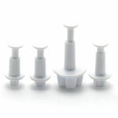 4x Plum Flower Icing Cutter Fondant Cake Sugar Decor Kitchen Plunger Tool H7D2