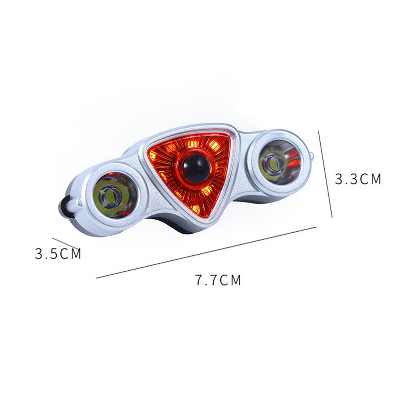 #A USB Rechargeable LED Bicycle Taillight Night Warning Rear Lamp Cycling Equipm