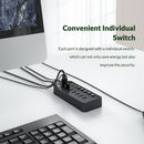ORICO CT2U3-7AB USB-A 3.0 HUB Adapter 5Gbps 7 Ports Splitter (Black EU)