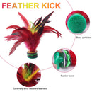 20cm Chinese Jianzi Hand Made Feather Shuttlecock Portable for Physical Exercise