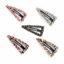 Accessories Headwear Barrette Crystal Triangle Hairpins Hair Clips Hairgrip