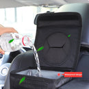 Waterproof Sundries Holder Auto Storage Bucket Car Trash Can Rubbish Bin