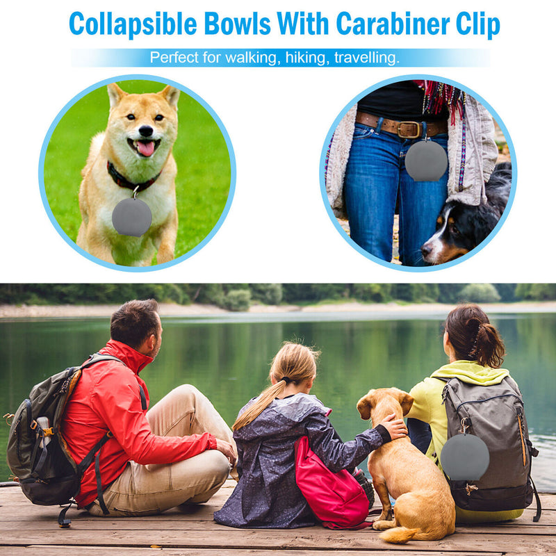 Dog Cat Water Food Bowls Dog Bowls Slow Feeder Bowls Collapsible Pet Bowls