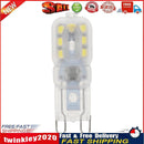 G9 LED Lamp AC 220V 3W SMD2835 LED Bulb for Chandelier Light (White) Newly