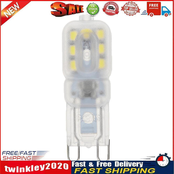 G9 LED Lamp AC 220V 3W SMD2835 LED Bulb for Chandelier Light (White) Newly
