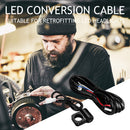 LED Spotlight Harness Relay Loom Cable Kit for Motorcycle Headlight (2.2M)