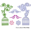 3pcs Small Flowerpot Metal Cutting Dies Stencil DIY Scrapbooking Paper Card