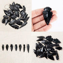 30-50mm Stunning Obsidian Carved Head Specimen Hot Healing Crystal Gifts B3C5