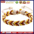 Colorful Retro Woven Braided Bracelet Ethnic Weave Rope Bangles for Women Men