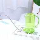 1000ml Transparent Flower Sprinkler Long Mouth Stainless Steel Watering Can Tool