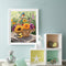 Flower Basket Bird Oil Paint By Numbers Kit DIY Home Decoration Gift Wall Art