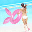 Cute Rabbit Ears Modeling Swimming Ring Thickening Pool Floats Ring for Kids