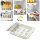 Refrigerator Food Egg White Storage Box Rack Fridge Kitchen Drawer Shelf U1Y2