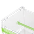 Tape Dispenser Desktop Tape Cutter Stationery Storage Box Organizer(Green) Newly