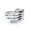 Skeleton Hand Silber Plt verstellbarer Daumenring Damen Schmuck Geschenk.