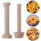 Double Side Eggtart Mold Pastry Pusher Wooden Egg Tart Tamper Cake Tools