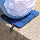 Waterproof Beach Camping Seat Mats Foldable Outdoor Sitting Pad (Blue) Newly