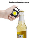 5pcs Mini COB Work Light Small Pocket Flashlight USB Rechargeable Key Light