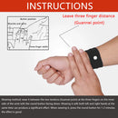2x Sports Safety Wrist Support Band Anti Motion Sickness Wristband (Black) Newly