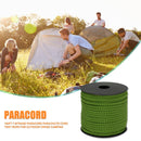 164ft 7-Strand Paracord Parachute Cord Tent Rope for Hiking Camping (Green)
