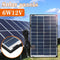 6W Solar Panel 12 Volt Trickle Battery Charger For Caravan Car Van Boat~