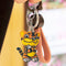 Beads Needlework Stamped Keychain Cross Stitch Kit DIY Chinese Zodiac (C) Newly