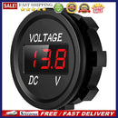 D1 Digital Panel Voltmeter Universal Car Auto ATV Voltage Meter with LED Di