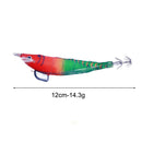Luminous Wood Shrimp Fishing Lures 12cm 14.3g Artificial Bait (Red Green)
