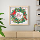 Diamond Painted 5D DIY Christmas wreath Partial Special Rhinestone Set Newly