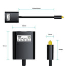 Computer Speaker Cable Audio Cable Toslink Splitter Optical Fiber Splitter