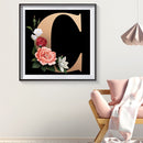 5D Letter C Mosaic Diamond Painting Drawing Full Round Drill DIY Art Handcr