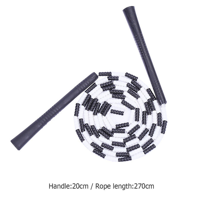 2.7m Bamboo Jump Rope Kids Non-slip Hard Bead Skipping Rope Children Exercise