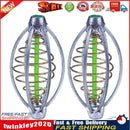 2PCS Spring+Lead Fishing Thrower Carp Fishing Catapults Fishing Bait Cage Newly