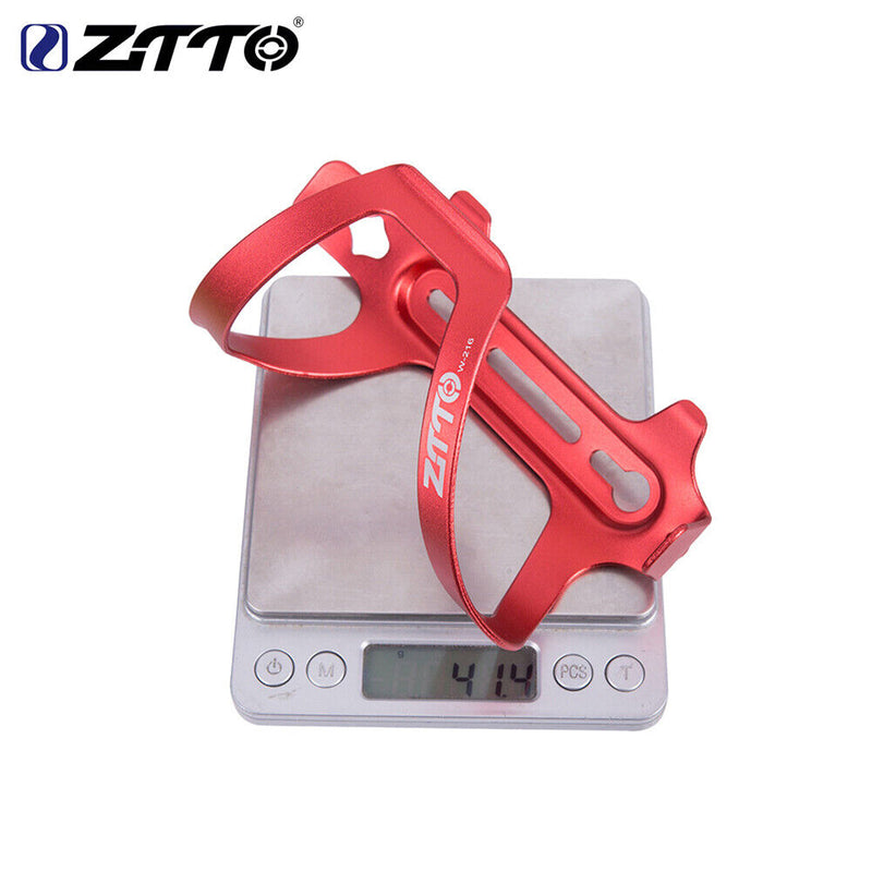 ZTTO MTB Bicycle Bottle Cage Ultralight Aluminum Kettle Bike Rack (Red) Newly
