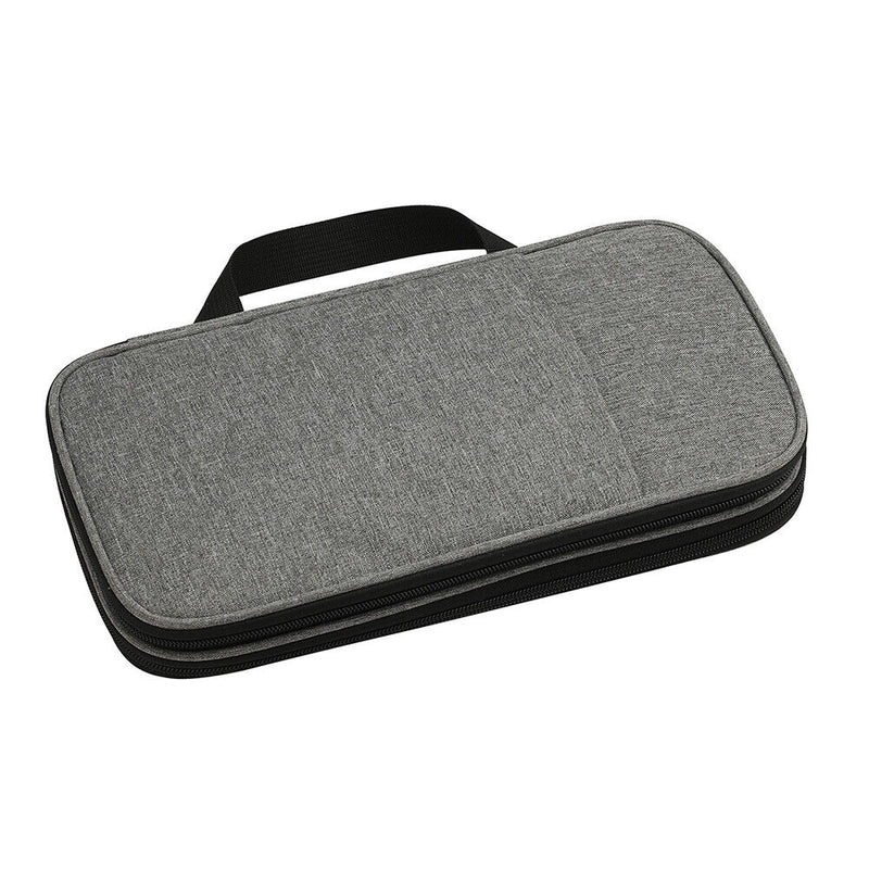 Yarns Crochet Sewing Tool Storage Bag DIY Knitting Needle Organizer (Grey) Newly
